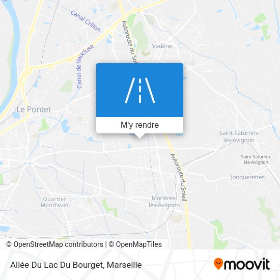 Allée Du Lac Du Bourget plan