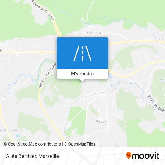 Allée Berthier plan