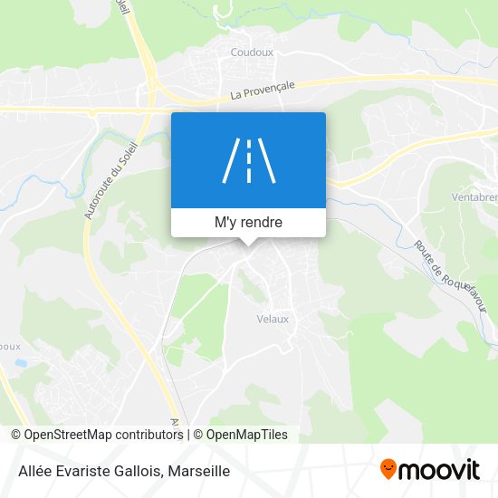 Allée Evariste Gallois plan