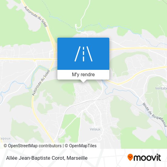 Allée Jean-Baptiste Corot plan