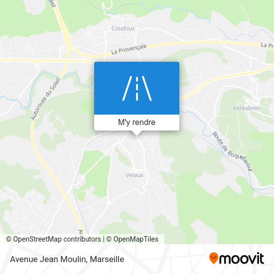 Avenue Jean Moulin plan