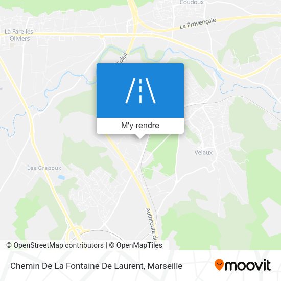 Chemin De La Fontaine De Laurent plan
