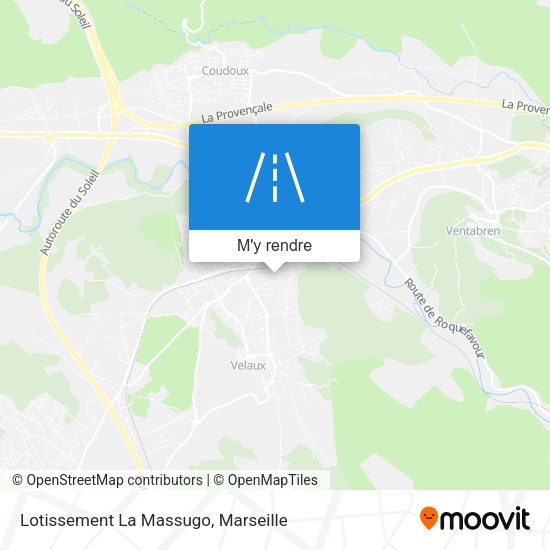 Lotissement La Massugo plan