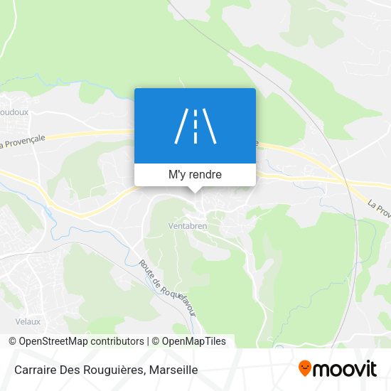 Carraire Des Rouguières plan