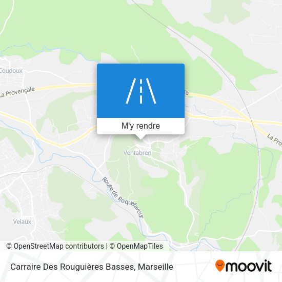 Carraire Des Rouguières Basses plan
