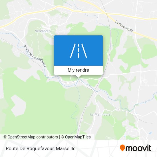 Route De Roquefavour plan
