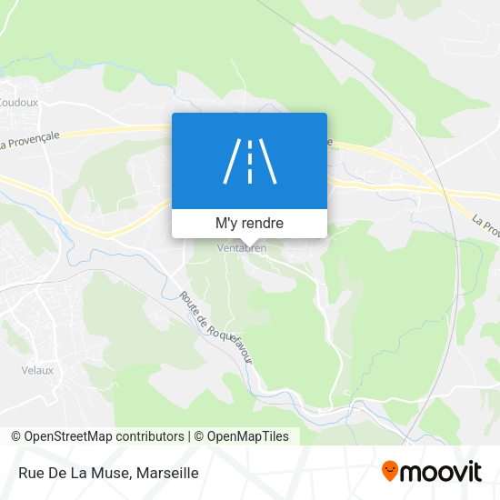 Rue De La Muse plan