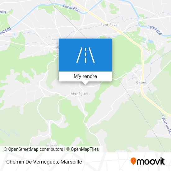 Chemin De Vernègues plan