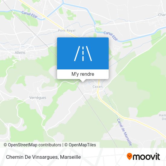 Chemin De Vinsargues plan