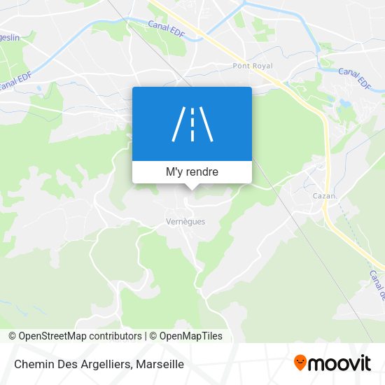 Chemin Des Argelliers plan