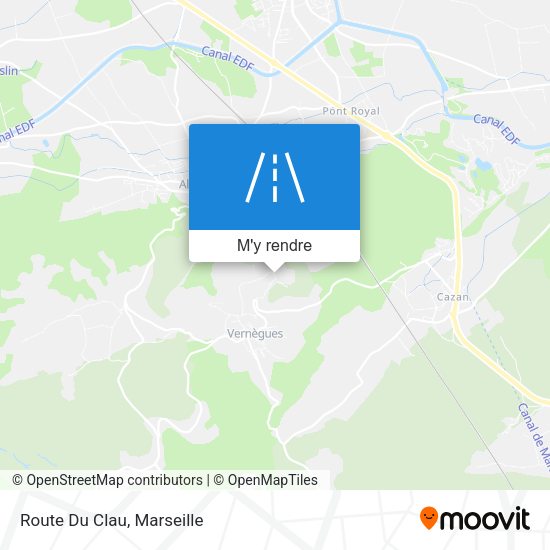 Route Du Clau plan