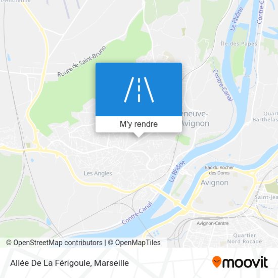Allée De La Férigoule plan