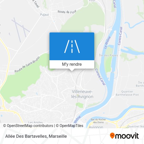 Allée Des Bartavelles plan