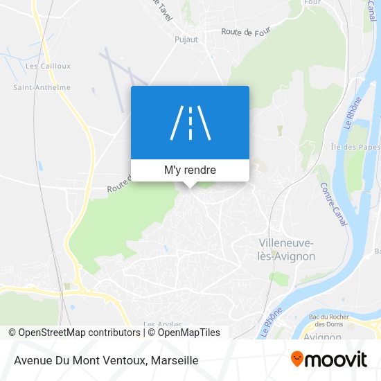 Avenue Du Mont Ventoux plan