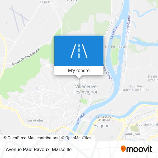 Avenue Paul Ravoux plan