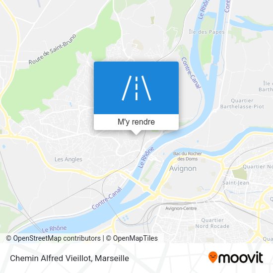 Chemin Alfred Vieillot plan