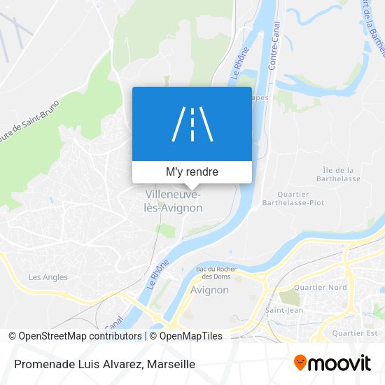 Promenade Luis Alvarez plan