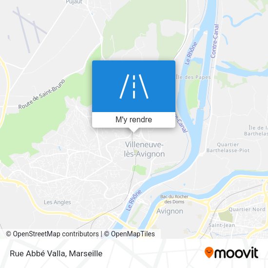 Rue Abbé Valla plan