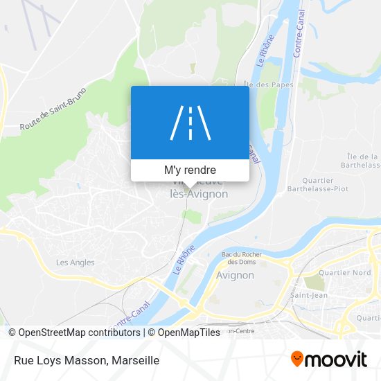 Rue Loys Masson plan