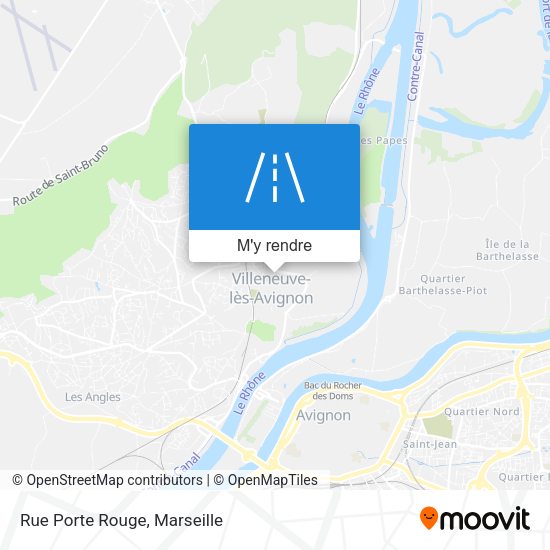 Rue Porte Rouge plan