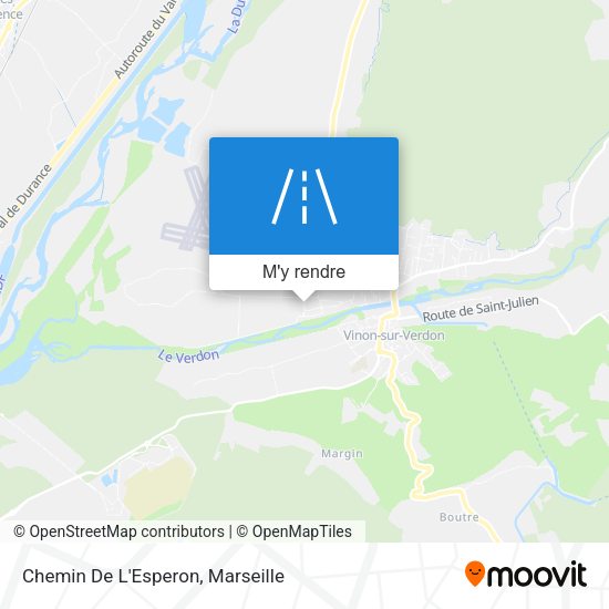 Chemin De L'Esperon plan