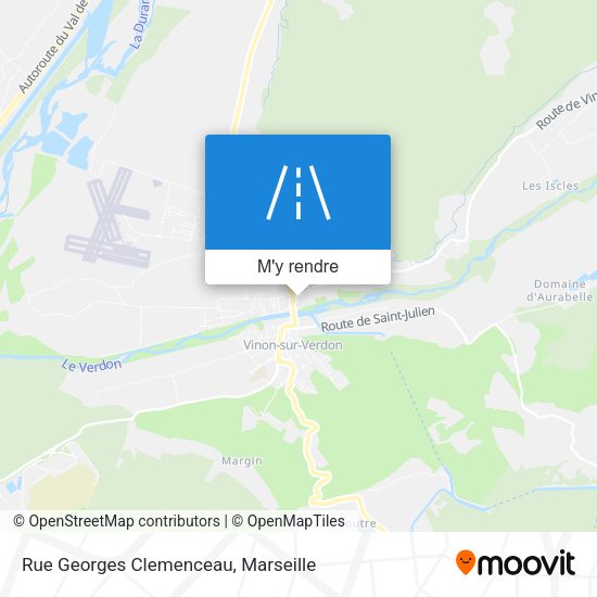 Rue Georges Clemenceau plan