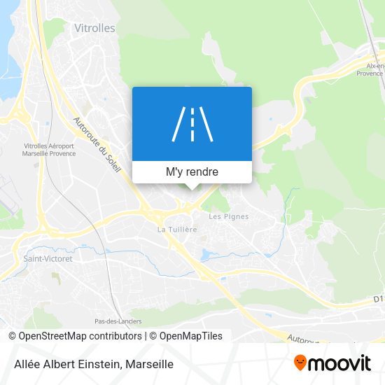 Allée Albert Einstein plan