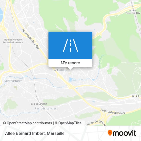 Allée Bernard Imbert plan