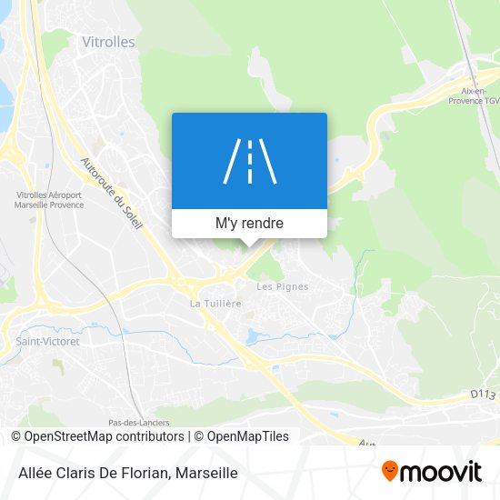 Allée Claris De Florian plan