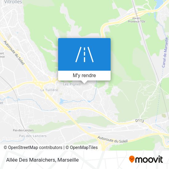 Allée Des Maraîchers plan