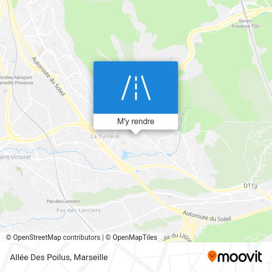 Allée Des Poilus plan