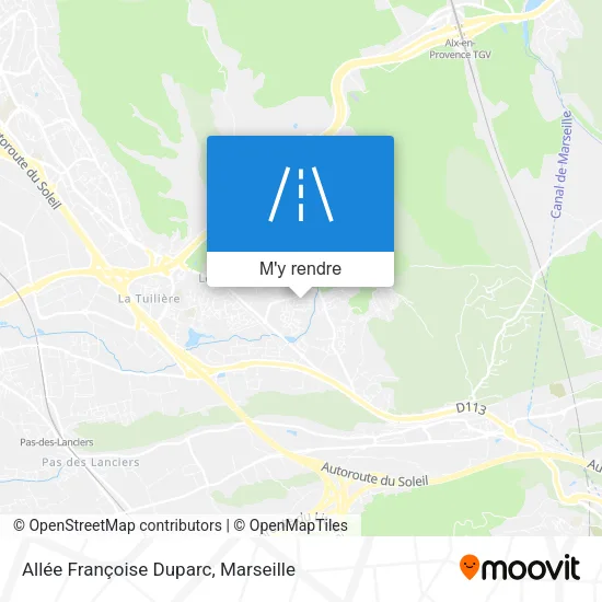 Allée Françoise Duparc plan