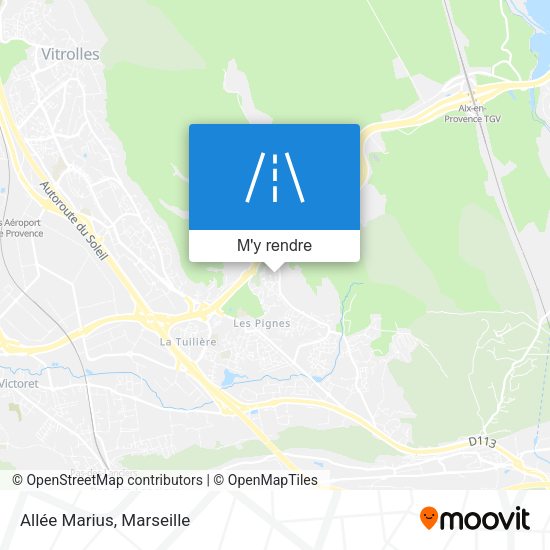 Allée Marius plan