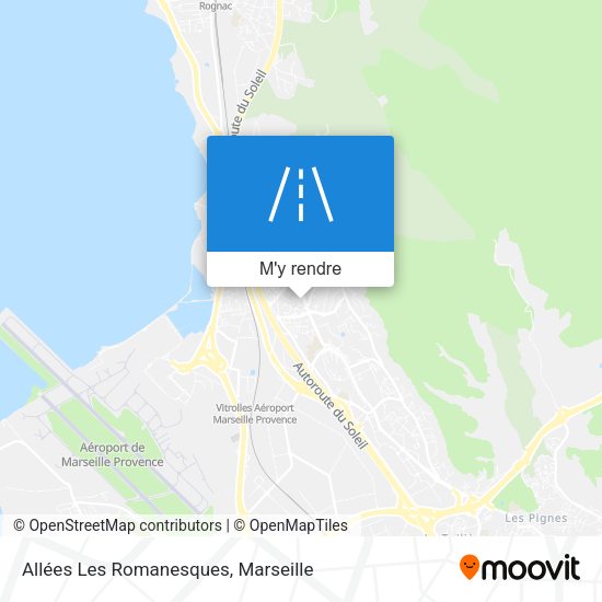 Allées Les Romanesques plan