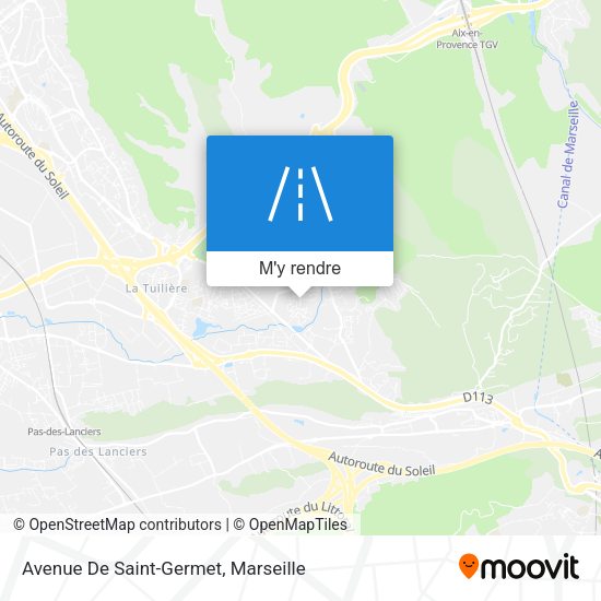 Avenue De Saint-Germet plan