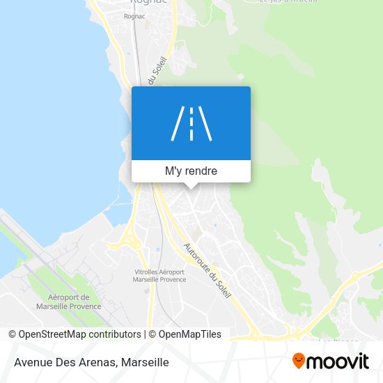 Avenue Des Arenas plan