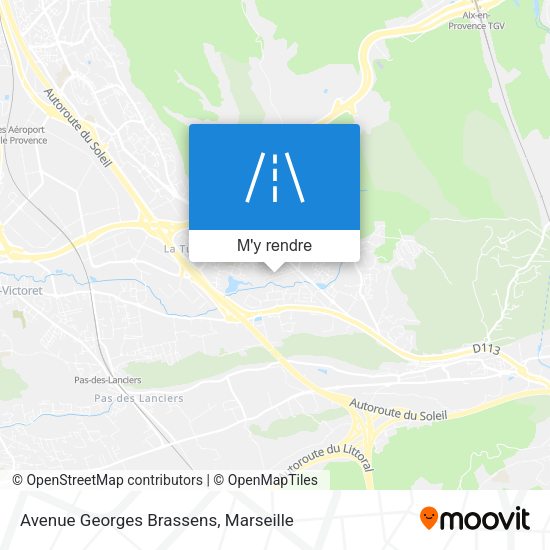 Avenue Georges Brassens plan