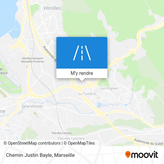 Chemin Justin Bayle plan