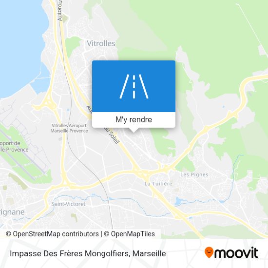 Impasse Des Frères Mongolfiers plan