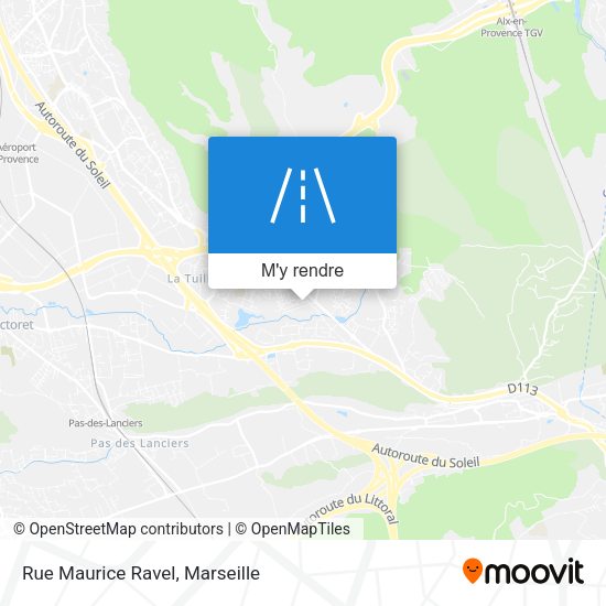 Rue Maurice Ravel plan