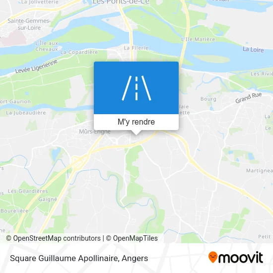 Square Guillaume Apollinaire plan