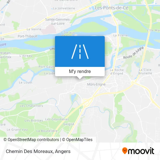 Chemin Des Moreaux plan