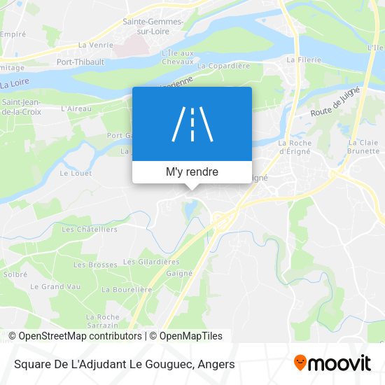 Square De L'Adjudant Le Gouguec plan