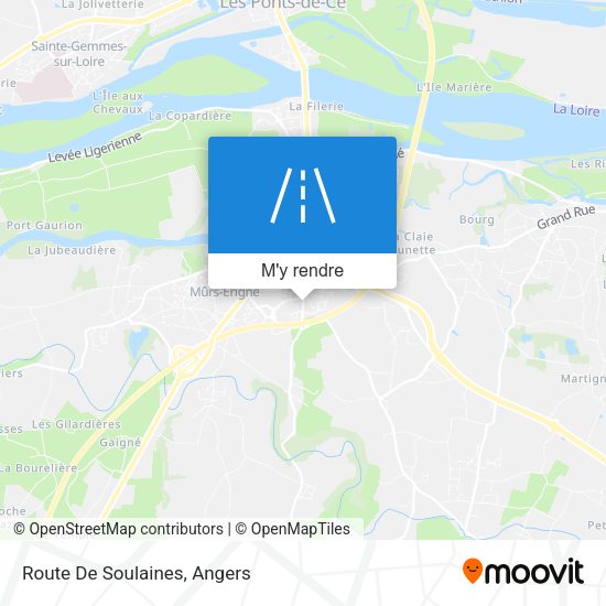 Route De Soulaines plan