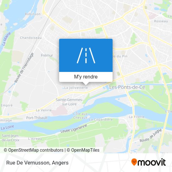 Rue De Vernusson plan