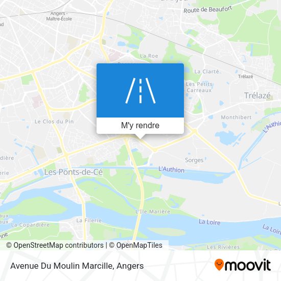 Avenue Du Moulin Marcille plan