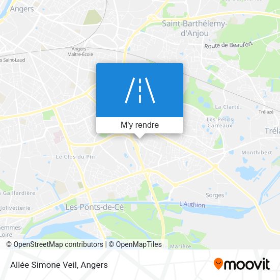 Allée Simone Veil plan