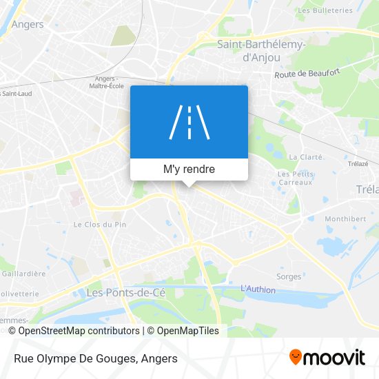Rue Olympe De Gouges plan