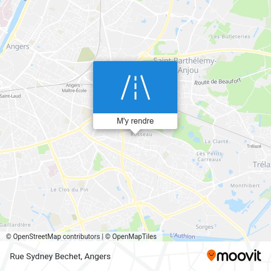 Rue Sydney Bechet plan