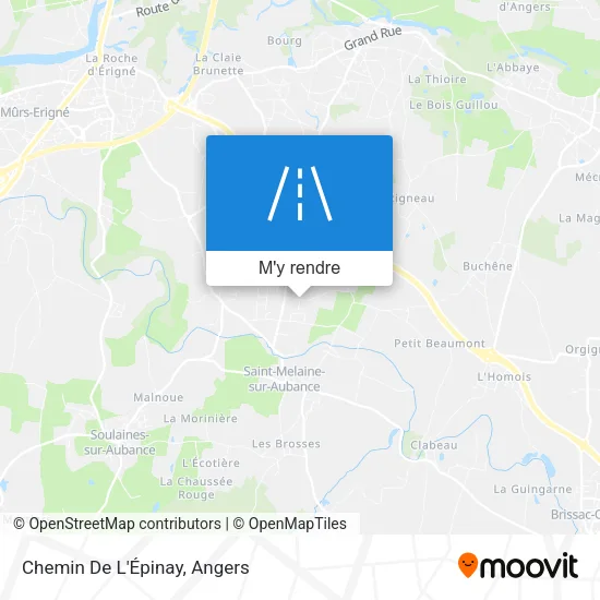 Chemin De L'Épinay plan